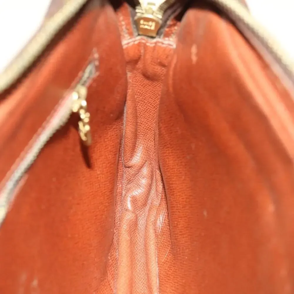Louis Vuitton Monogram Marly Dragonne GM Clutch Bag Brown